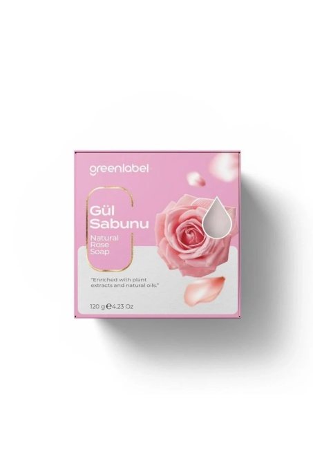 Săpun Natural Greenlabel cu Extract de Trandafiri – 120g