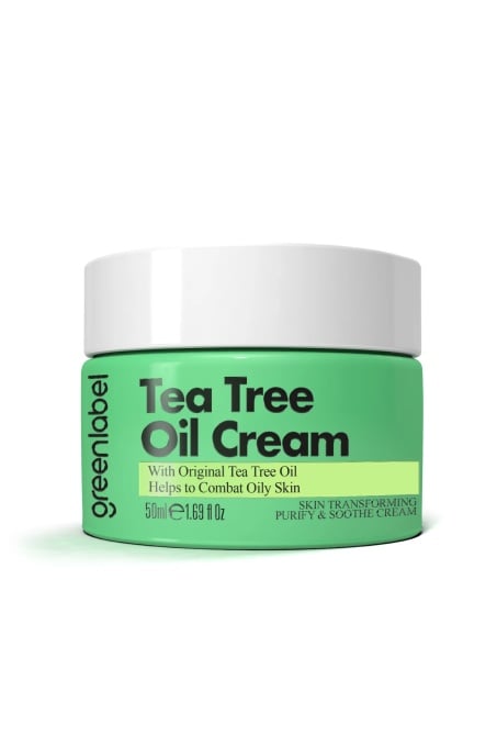 Greenlabel Cremă Anti-Imperfecțiuni cu Ulei de Arbore de Ceai – Pentru Acnee și Pete – 50 ml