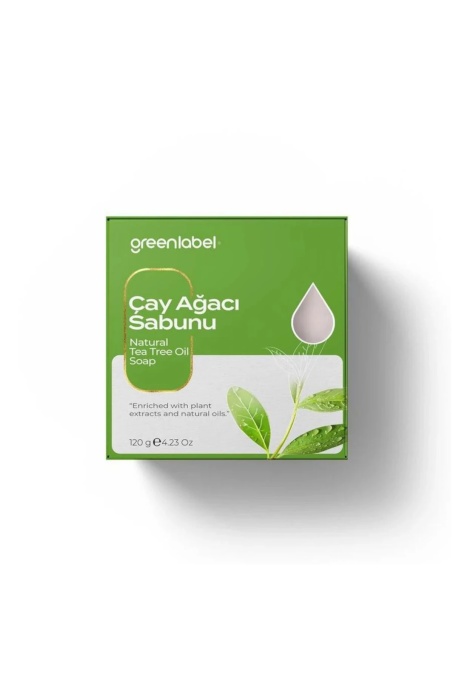Săpun Natural Greenlabel cu Extract de Arbore de Ceai – 120g