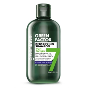 Șampon reparator și de îngrijire intensivă Green Factor 7 – Vegan, fără parabeni și gluten, 400 ml