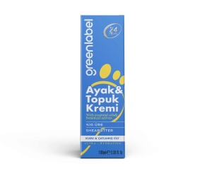 Greenlabel Cremă Reparatoare pentru Picioare și Călcâie – Cu 10% Uree, Unt de Shea și Ulei de Arbore de Ceai | 100 ml - Img 1
