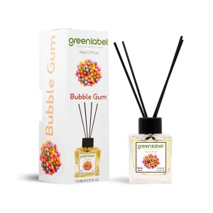 Odorizant Camera Red Diffuser Greenlabel cu betisoare 100ML Aroma Bubble gum- Guma
