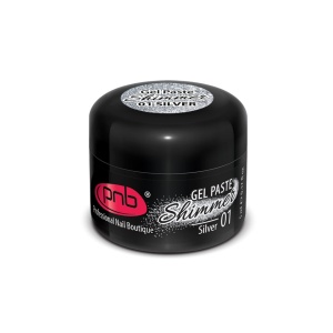 Gel Paste Shimmer 01, Silver - Img 2