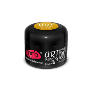 Gel Paint Art Impress 12 Gold - Img 2