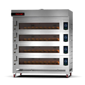 Cuptor electric pentru panificatie Koza cu 4 camere, 8 tavi 600x400mm, compact - Img 3