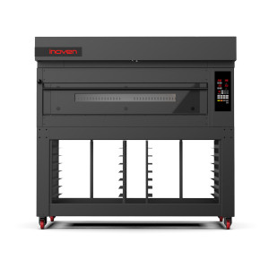 Cuptor modular pe gaz cu vatra, Montania 4 tavi 600x400mm, cu suport