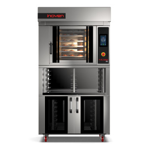 Cuptor rotativ electric pentru panificatie, Nicea 5 tavi 600x400mm, cu dospitor - Img 2