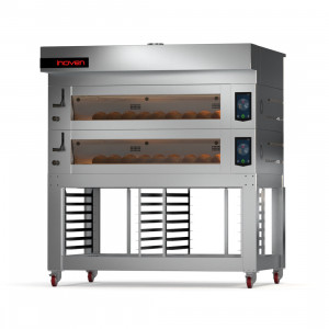 Cuptor electric pentru panificatie Koza cu 2 camere si suport, 4 tavi 600x400mm - Img 3