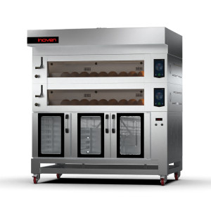 Cuptor electric pentru panificatie Koza cu 2 camere si dospitor, 12 tavi 600x400mm - Img 3