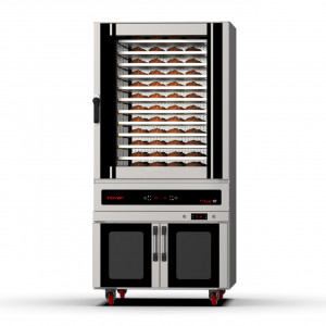 Cuptor electric digital cu convectie, Trilye 12 tavi 600x400mm, cu umidificare si dospitor - Img 3