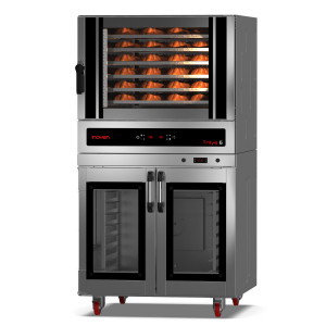 Cuptor electric digital cu convectie, Trilye 6 tavi 600x400mm, cu umidificare si dospitor - Img 3