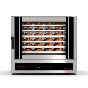 Cuptor electric digital cu convectie, Trilye 6 tavi 600x400mm, cu umidificare - Img 2