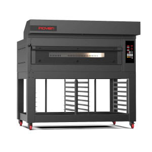 Cuptor modular pe gaz cu vatra, Montania 6 tavi 600x400mm, cu suport - Img 2