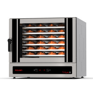 Cuptor electric digital cu convectie, Trilye 6 tavi 600x400mm, cu umidificare - Img 3