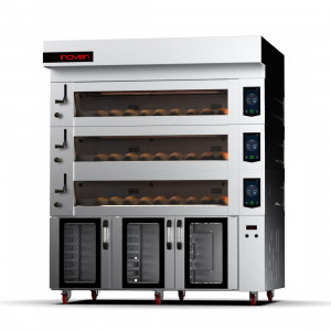 Cuptor electric pentru panificatie Koza cu 3 camere si dospitor, 6 tavi 600x400mm - Img 3