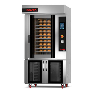 Cuptor rotativ electric pentru panificatie, Nicea 10 tavi 600x400mm, cu dospitor - Img 3