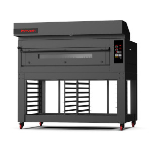 Cuptor modular pe gaz cu vatra, Montania 6 tavi 600x400mm, cu suport