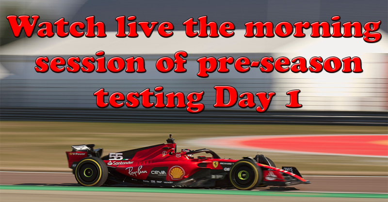 LIVE stream: Day 1 of 2023 Formula 1 pre-season testing in Bahrain |  morning session