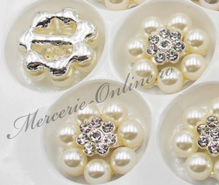 Aplicatie cusut perle si strasuri, 22mm (2bucati/pachet) Cod:2472 - Img 2