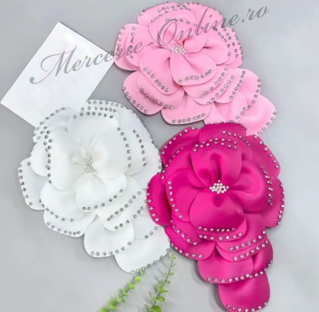 Aplicatie Floare 3D din Scafandru, 28x38cm (la bucata) Cod:3273