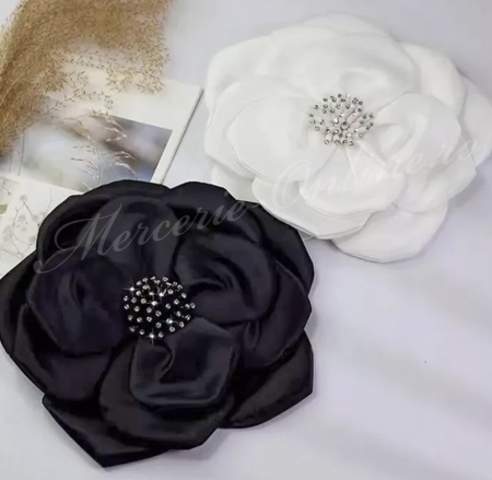 Aplicatie Floare 3D din Tafta, 29cm (la bucata) Cod:3153