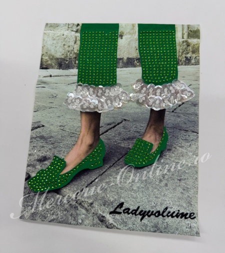 Aplicatie Textila, cca 25x20cm, (la bucata) Cod:3807 - Img 3