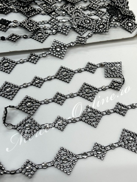 Banda decorativa plastic, latime cca 2.8cm, (la metru) Cod:0057 - Img 2