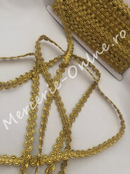 Banda Pasmanterie Lurex, cca 1.3cm (13metri/rola) Cod:0589 - Img 3