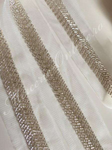 Banda pasmanterie margele, cca 1.8cm (la metru) Cod:2016 - Img 3