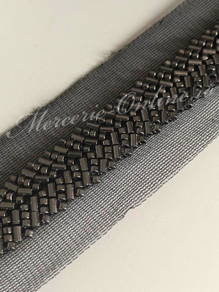 Banda pasmanterie margele, cca 1.8cm (la metru) Cod:2411 - Img 3