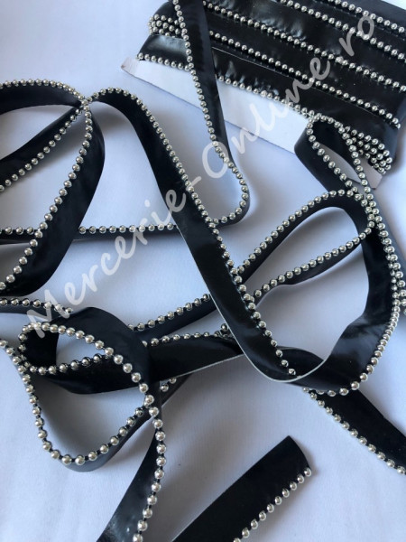 Banda pasmanterie piele, cca 2cm (la metru) Cod:0896