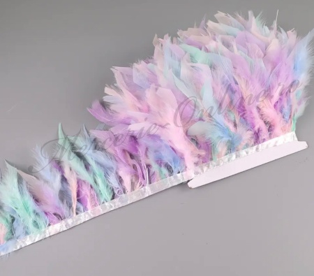 Banda pene curcan, Multicolor (la metru) Cod:3325