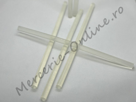 Bare Silicon Transparent Mici, 7mm (10bucati/set) Cod:0023