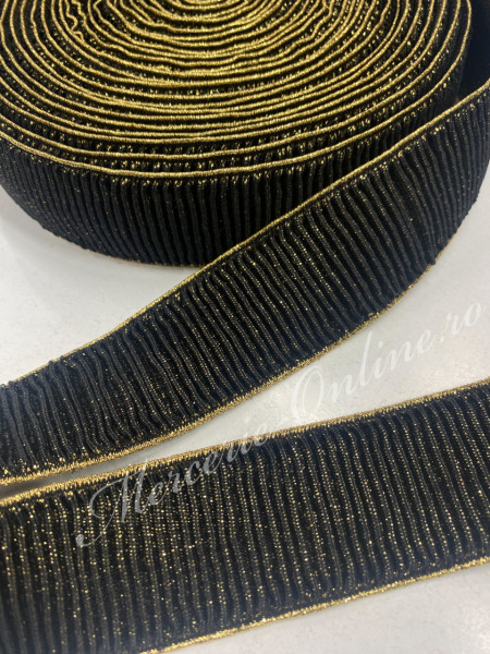 Elastic cu fir lame, 40mm (la metru) Cod:2941