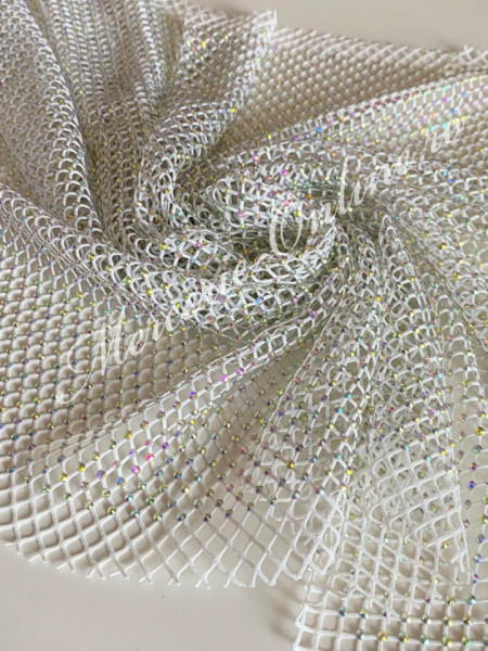Plasa Elastica cu Strasuri, 150x50cm (la bucata) Cod:2269 - Img 6