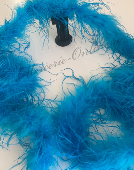 Sal din pene de strut, Turcoaz Albastru (2yards/pachet) Cod:3033