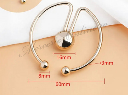 Accesorii Metalice pentru haine (la bucata) Cod:2915 - Img 2