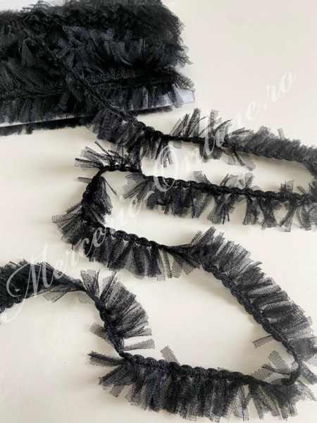 Banda pasmanterie snur tulle, cca 3cm (9metri/rola) Cod:2103 - Img 2