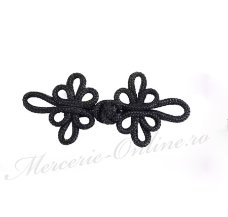 Brandenburg textil lurex, 8.5x4cm, (la bucata) Cod:3893 - Img 5