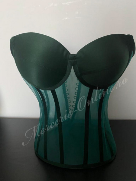 Corset rochii cupe sutien satin, (la bucata) Cod:2561 - Img 5