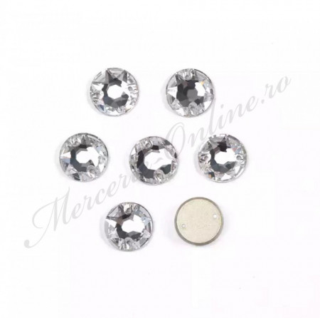 Cristale de cusut sticla, Crystal, 10mm (5bucati/pachet) Cod:2442