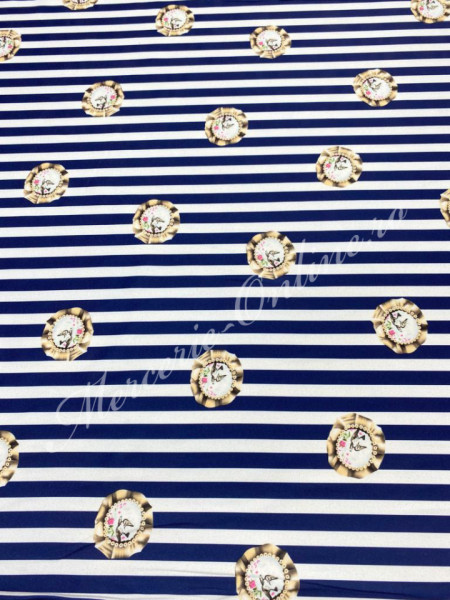Material textil Barbie imprimat, 1.50m (la metru) Cod:2304 - Img 2