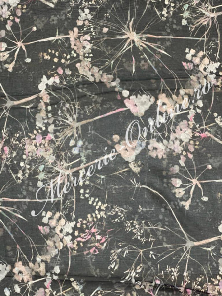 Material textil Voal Imprimat, 1.50m (la metru) Cod:1891 - Img 2