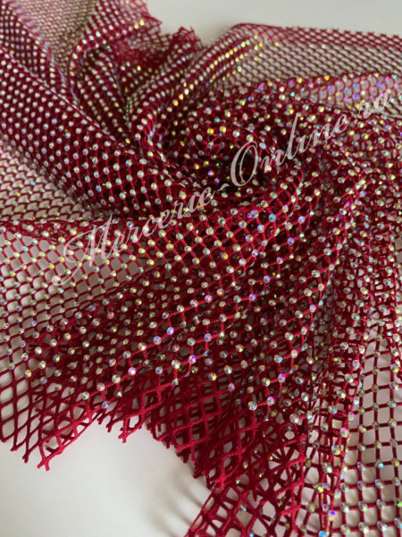Plasa Elastica cu Strasuri, 150x50cm (la bucata) Cod:2269 - Img 7