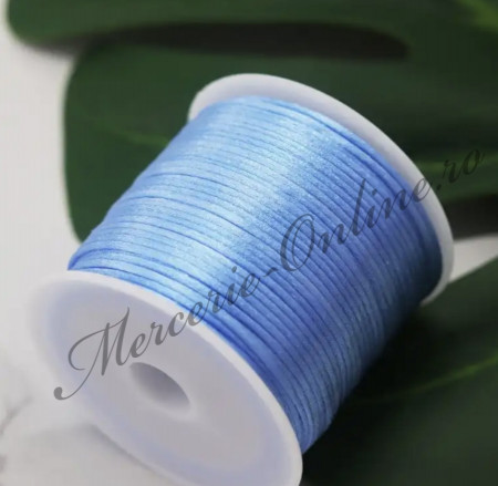 Snur Satin, mai multe culori disponibile, 2mm (91metri/rola) Cod:1163 - Img 3
