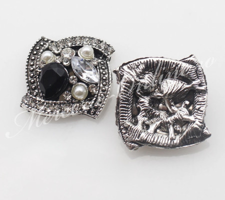 Aplicatie cusut strasuri si perle, 19mm (2bucati/pachet) Cod:2918