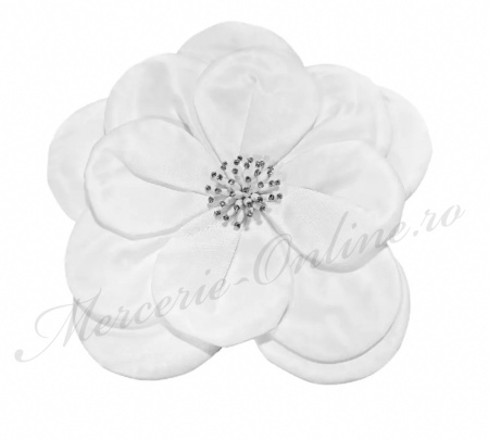 Aplicatie Floare 3D din Tafta, 29cm (la bucata) Cod:3153 - Img 3