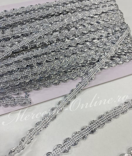 Banda Pasmanterie Lurex, cca 0.9cm (13metri/rola) Cod:3230 - Img 2