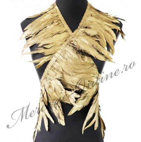 Banda pene cocos lungi, Auriu, (2metri/pachet) Cod:2742 - Img 2