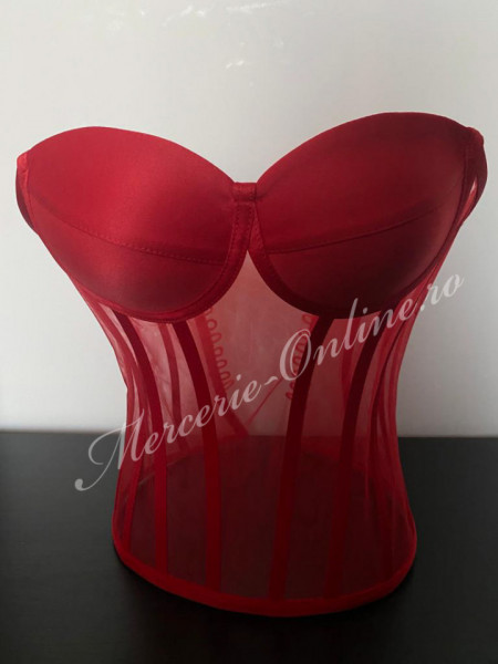 Corset rochii cupe sutien satin, (la bucata) Cod:2561 - Img 6
